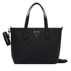 Torebka Guess. Czarne torebki do ręki damskie Guess, z aplikacjami, klasyczne, bez dodatków. Za 324.99 zł.