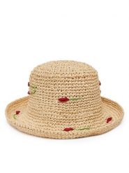 DeeZee Kapelusz M-6 Beżowy. Brązowe czapki i kapelusze damskie DeeZee, bez wzorów, z syntetyku. Za 69.99 zł.