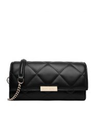 Nine West Torebka CEO-MONTANA-LDA7800A Czarny. Czarne torebki do ręki damskie Nine West, bez wzorów, z materiału, wizytowe, bez dodatków. Za 179.99 zł.