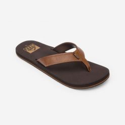 Japonki męskie Reef Twinpin. Brązowe klapki męskie Reef, z kauczuku, sportowe. Za 179.99 zł.