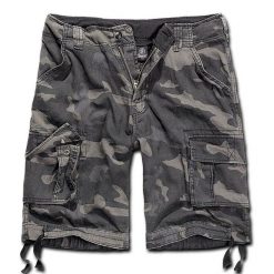 Szorty bushcraft męskie Brandit Urban Legend Vintage Dark Camo. Czarne szorty męskie Brandit, m, bez wzorów, z bawełny, vintage. Za 192.70 zł.