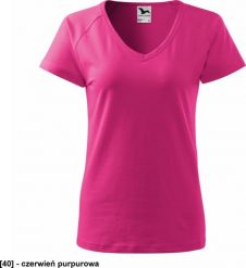 MALFINI Dream 128 - ADLER - Koszulka damska, 180 g/m, - czerwień purpurowa 2XL. Czerwone t-shirty damskie Malfini, m, bez wzorów, bez kołnierzyka. Za 34.65 zł.