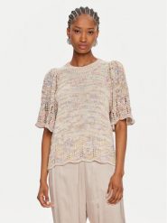 Munthe Sweter Ovacik 242161524272 Kolorowy Regular Fit. Swetry damskie Munthe, bez wzorów, z bawełny, bez kołnierzyka, bez ramiączek, bez kaptura. Za 459.99 zł.