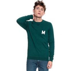 MUSTANG Emil C Jumper MĘSKI SWETER KLASYCZNY DEEP TEAL 1008650 6433. Bluzy męskie Mustang, m, bez wzorów, bez kołnierzyka. W wyprzedaży za 69.99 zł.