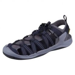 Buty do chodzenia męskie Keen Drift Creek H2. Szare sandały męskie Keen, z materiału, bez zapięcia. Za 569.99 zł.