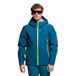Kurtka skiturowa męska CMP 31Z2187. Zielone kurtki sportowe męskie CMP, na zimę, m, bez wzorów, narciarskie. Za 529.99 zł.