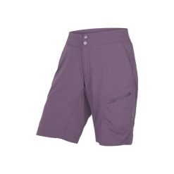 Damskie spodenki Endura Hummvee Lite z wkładką Rannoch w kolorze różowym. Fioletowe szorty damskie ENDURA, s, bez wzorów. Za 309.99 zł.