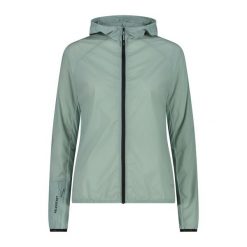 Damska wiatrówka z kapturem CMP. Niebieskie kurtki damskie CMP, bez wzorów, z softshellu, z kapturem. Za 340.00 zł.