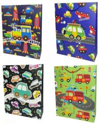 Jupiter Torebka prezentowa dziecięca XL Pojazdy mix. Torby i plecaki dziecięce Jupiter. Za 25.00 zł.