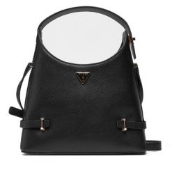 Torebka Guess. Czarne torebki do ręki damskie Guess, z aplikacjami, klasyczne, bez dodatków. Za 349.99 zł.