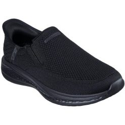 Adidasy Skechers Slade - Deacon, Mężczyźni. Czarne buty sportowe męskie Skechers, bez zapięcia, na fitness i siłownię. Za 359.99 zł.
