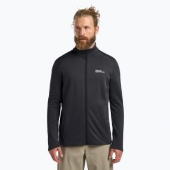 Bluza polarowa męska Jack Wolfskin Kolbenberg Full Zip. Szare bluzy męskie Jack Wolfskin, m, bez wzorów, z polaru, bez kaptura. Za 299.99 zł.