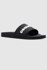 DSQUARED2 Czarne klapki męskie z logo, Rozmiar 42. Czarne klapki męskie Dsquared2. W wyprzedaży za 669.99 zł.