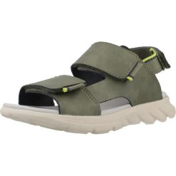 Sandały GEOX J SANDAL AIRADYUM Zielony. Zielone sandały męskie Geox, z syntetyku, bez zapięcia. Za 196.99 zł.