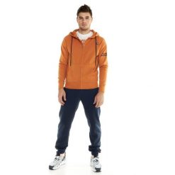 Męski dres Leone z kapturem i pełnym zamkiem błyskawicznym. Niebieskie buty sportowe męskie LEONE 1947 APPAREL, z dresówki, bez zapięcia, na fitness i siłownię. W wyprzedaży za 266.60 zł.