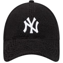 Męska Czapka Z Daszkiem Teddy 9Forty New York Yankees. Czarne czapki i kapelusze męskie New Era, bez wzorów, sportowe. Za 200.99 zł.