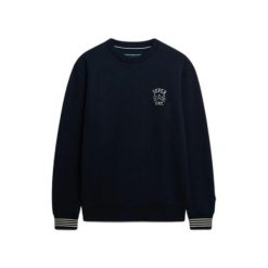 Bluza Superdry Athletic Club. Niebieskie bluzy męskie Superdry., m, bez wzorów, bez kaptura. Za 321.60 zł.