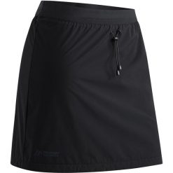 Damskie spódnico-spodenki Maier Sports. Czarne szorty damskie Maier Sports, na zimę, bez wzorów, z materiału. Za 346.05 zł.