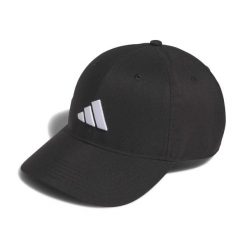 Damska czapka z daszkiem adidas Tour Badge. Czarne czapki i kapelusze damskie Adidas, bez wzorów, z materiału, eleganckie. Za 146.50 zł.