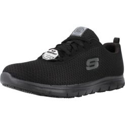 Buty SKECHERS GHENTER- BRONAUGH Czarny. Czarne obuwie sportowe damskie Skechers, bez wzorów, z tkaniny, trekkingowe, Skechers Sport. Za 361.10 zł.
