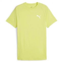 Koszulka sportowa męska Puma Evostripe Tee. Żółte koszulki sportowe męskie Puma, l, bez wzorów, bez kołnierzyka, bez ramiączek. Za 169.00 zł.