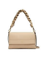 Coccinelle Torebka Boheme Small Beżowy. Brązowe torebki do ręki damskie Coccinelle, bez wzorów, ze skóry, bez dodatków. Za 1,699.00 zł.