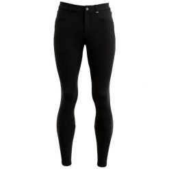 Spodnie do jazdy konnej full grip z mikrofibry BR Equitation Martin Assise. Czarne spodnie sportowe męskie BR, l, bez wzorów, z elastanu, na fitness i siłownię. Za 552.50 zł.