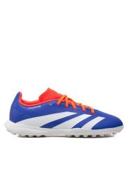 Adidas Buty do piłki nożnej Predator League TF IF6413 Niebieski. Niebieskie buty sportowe chłopięce Adidas, bez wzorów, ze skóry, bez zapięcia, do piłki nożnej. Za 249.99 zł.