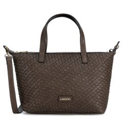 Torebka Lasocki. Brązowe torebki do ręki damskie Lasocki, bez wzorów, klasyczne, bez dodatków. Za 199.99 zł.