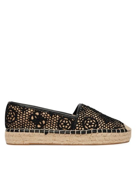 Guess Espadryle FLJOEN FAL14 Czarny. Czarne espadryle damskie Guess, z aplikacjami, z syntetyku, bez obcasa, bez zapięcia. Za 268.99 zł.