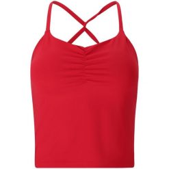 Damski tank top Athlecia Ashly. Czerwone obuwie sportowe damskie Athlecia, bez wzorów, na fitness i siłownię. Za 219.50 zł.