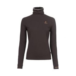 Damski sweter z golfem Cavallo Cavallivy. Białe swetry damskie CAVALLO, bez wzorów, prążkowane, bez kołnierzyka, bez ramiączek, bez kaptura. Za 213.50 zł.