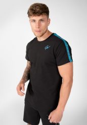 Koszulka fitness męska Gorilla Wear Chester T-shirt. Czarne t-shirty męskie GORILLA WEAR, m, bez wzorów, z bawełny, eleganckie, bez kołnierzyka. Za 171.55 zł.