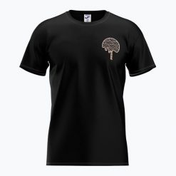 Koszulka tenisowa męska Joma Challenge black 101739EX. Czarne koszulki sportowe męskie Joma, l, bez wzorów, z bawełny, bez kołnierzyka, bez ramiączek, na fitness i siłownię. Za 87.99 zł.