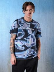 4F Чоловічий regular T-shirt з принтом - темно-синя S. T-shirty męskie 4f, s, bez wzorów, bez kołnierzyka. W wyprzedaży za 579.90 zł.