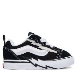 Tenisówki Vans. Czarne trampki i tenisówki chłopięce Vans, bez wzorów, bez zapięcia. Za 239.99 zł.