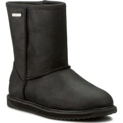 Buty EMU AUSTRALIA - Paterson Leather Lo W11349 Black. Czarne kozaki damskie Emu Australia, ze skóry. W wyprzedaży za 539.00 zł.