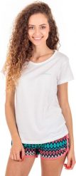 Martes Koszulka damska LADY BRANDO biała r. S. Białe t-shirty damskie MARTES, s, bez wzorów, bez kołnierzyka. Za 34.46 zł.