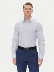 Tommy Hilfiger Koszula MW0MW38960 Niebieski Regular Fit. Niebieskie koszule męskie Tommy Hilfiger, m, bez wzorów, z bawełny, bez kołnierzyka, bez ramiączek. Za 219.99 zł.