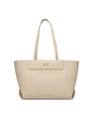Armani Exchange Torebka XW001538 AF26447 U6208 Beżowy. Brązowe torebki do ręki damskie Armani Exchange, bez wzorów, ze skóry, bez dodatków. Za 654.99 zł.
