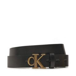 Pasek Damski Calvin Klein. Czarne paski damskie Calvin Klein, bez wzorów. Za 129.99 zł.