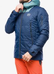 Kurtka narciarska męska Ortovox Swisswool Zinal Jacket. Zielone kurtki męskie ORTOVOX, l, bez wzorów, z materiału, bez kaptura. Za 1,275.99 zł.