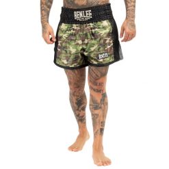 Szorty do boksu tajskiego Benlee Hinkley. Zielone krótkie spodenki sportowe męskie BENLEE, bez wzorów, na fitness i siłownię. Za 283.00 zł.