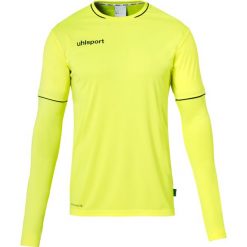 Koszulka bramkarska Uhlsport. Czarne koszulki sportowe męskie Uhlsport, bez wzorów, bez kołnierzyka, bez ramiączek, do piłki nożnej. Za 212.50 zł.
