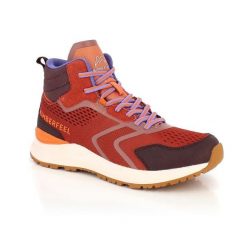 Buty trekkingowe dla dorosłych - TARAGHA - Safran. Czerwone trekkingi damskie Kimberfeel, trekkingowe. Za 448.60 zł.