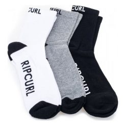 Rip Curl 3-Pack Skarpety Męskie Rip Surfco Crew 3p 43-45, Wielobarwny. Szare skarpety męskie Rip Curl, z materiału. Za 67.00 zł.