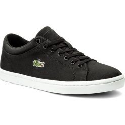 Tenisówki LACOSTE - Straightset Bl 2 Cam 7-33CAM1025024 Blk. Czarne trampki męskie Lacoste, z gumy. W wyprzedaży za 289.00 zł.