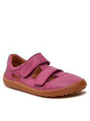 Froddo Sandały Barefoot Sandal G3150266-7 D Różowy. Czerwone sandały dziewczęce Froddo, ze skóry, bez zapięcia. Za 279.99 zł.