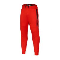 Bluza męska Pitbull rozpinana Oldschool Tape Logo. Czerwone bluzy męskie PITBULL, m, bez wzorów, bez kaptura, na fitness i siłownię. W wyprzedaży za 199.00 zł.