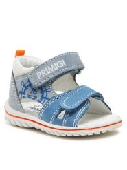 Primigi Sandały 3860611 Niebieski. Niebieskie sandały chłopięce Primigi, z nubiku, bez zapięcia. Za 329.99 zł.